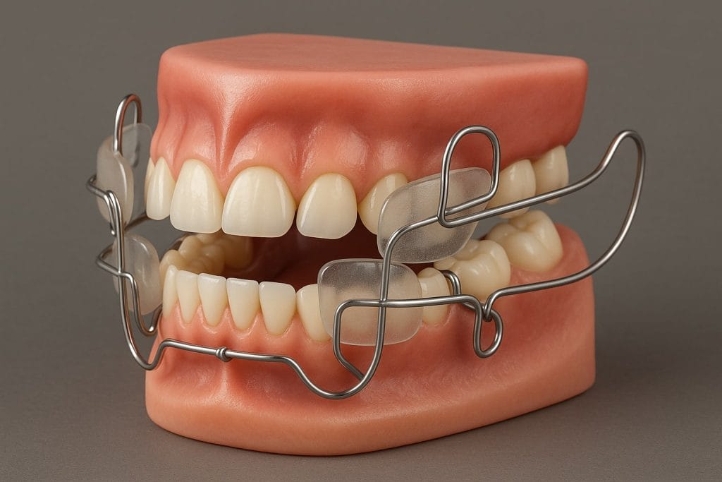 Alt Çene Geriliği Aparatı Alt çene geriliği aparatının 3D modellenmiş hali